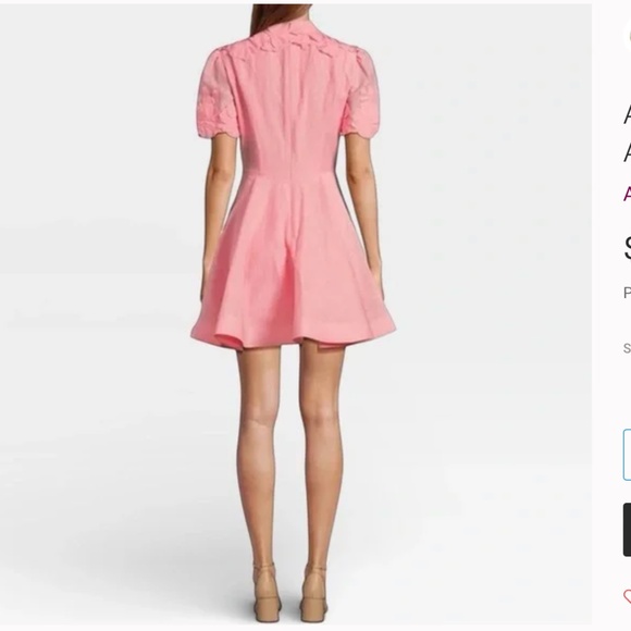 Antonio Melani sz 2 Iris floral dress taffy pink nwt - Picture 2 of 10